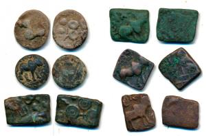 Satavahanas, Satakarni & Kosikiputra Satakarni, Copper and Lead Unit (6), Nevasa, Paithan 