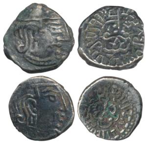 Guptas, Kumargupta, Silver Drachma, obv. bust of the king facing right, rev. stylized garu