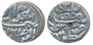 Shams al-Din Muzaffar II (AH 917-932, 1511-1525 AD), Silver Tanka, Burhanpur Mint, (GG G24