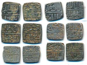 Silver ½ Tanka (6), Ghiyath Shah (3), AH 897; Nasir Shah (1); Mahmud Shah II (2). Very Fin
