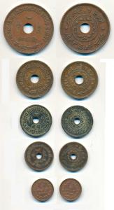 Vijayrajji, Set of 5, Copper Trambiyo, Dhinglo, Dhabu, Payalo and Adhio, in the name of Ge