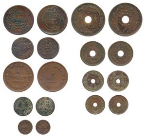 Vijayrajji, Set of 4, Copper Trambiyo, Dhinglo, Dhabu, Payalo and Adhio, in the name of Ge