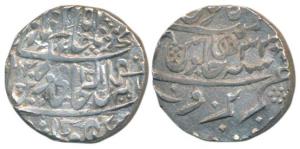 Mahadji Rao (AH 1175-1209, 1761-1794 AD), Silver Rupee, 11.11g, Narwar Mint, in the name o