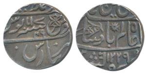 Muhammadabad Banaras Mint, Silver Rupee, 11.38g, in the name of Shah Alam II, AH 1229/49, 