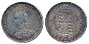 Great Britain, Victoria, Silver 6 Pence, 1887. (KM 760). Very Fine+.