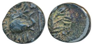 Western Kshatrapas, Kshaharata Family, Nahapana (c. 53-78 AD), Copper Karshapana, 3.20g, o