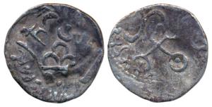 Western Kshatrapas, Kshaharata Family, Nahapana, Silver Drachma counter-struck by Gautamip