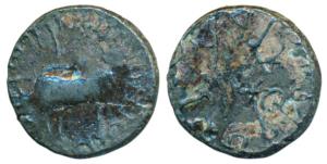 Western Kshatrapas, Kardamaka Family, Rudrasimha I, son of Rudradaman I, as Mahakshatrapa,