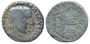 Western Kshatrapas, Kardamaka Family, Rudrasimha I, son of Rudradaman I, as Mahakshatrapa,
