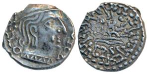 Western Kshatrapas, Kardamaka Family, Rudrasimha I, son of Rudradaman I, as Mahakshatrapa,