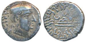 Western Kshatrapas, Kardamaka Family, Rudrasimha I, son of Rudradaman I, as Mahakshatrapa,