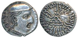 Western Kshatrapas, Kardamaka Family, Rudrasimha I, son of Rudradaman I, as Mahakshatrapa,
