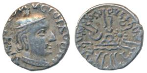 Western Kshatrapas, Kardamaka Family, Rudrasimha I, son of Rudradaman I, as Mahakshatrapa,