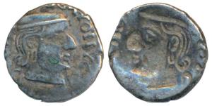 Western Kshatrapas, Kardamaka Family, Rudrasimha I, son of Rudradaman I, as Mahakshatrapa,