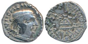 Western Kshatrapas, Kardamaka Family, Rudrasena I, son of Rudrasimha I, as Mahakshatrapa, 