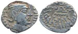 Western Kshatrapas, Kardamaka Family, Rudrasena I, son of Rudrasimha I, (c. 198-222 AD), a