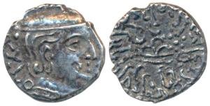Western Kshatrapas, Kardamaka Family, Rudrasena I, son of Rudrasimha I, as Mahakshatrapa, 