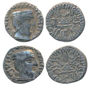 Western Kshatrapas, Kardamaka Family, Rudrasena I, son of Rudrasimha I, as Mahakshatrapa, 
