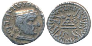 Western Kshatrapas, Kardamaka Family, Damsena, son of Rudrasimha I, as Mahakshatrapa, SE 1