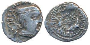 Western Kshatrapas, Kardamaka Family, Damsena, son of Rudrasimha I, as Kshatrapa, SE 159, 