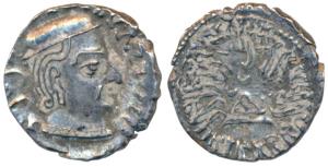Western Kshatrapas, Kardamaka Family, Viradaman, son of Damsena, as Kshatrapa, SE 159, Sil