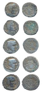 Western Kshatrapas, Kardamaka Family, Vijayasena, son of Damsena, (238-239 AD), as Kshatra