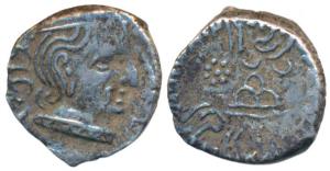Western Kshatrapas, Kardamaka Family, Vijayasena, son of Damsena, as Mahakshatrapa, SE 161