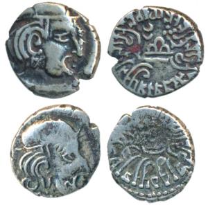 Western Kshatrapas, Kardamaka Family, Vijayasena, son of Damsena, as Mahakshatrapa, SE xx,
