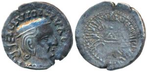 Western Kshatrapas, Kardamaka Family, Vijayasena, son of Damsena, as Mahakshatrapa, SE 163