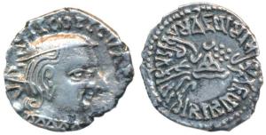 Western Kshatrapas, Kardamaka Family, Vijayasena, son of Damsena, as Mahakshatrapa, SE 164