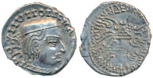 Western Kshatrapas, Kardamaka Family, Vijayasena, son of Damsena, as Mahakshatrapa, SE 164
