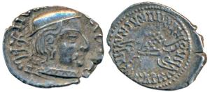 Western Kshatrapas, Kardamaka Family, Vijayasena, son of Damsena, as Mahakshatrapa, SE 164