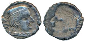 Western Kshatrapas, Kardamaka Family, Vijayasena, son of Damsena, as Mahakshatrapa, SE 165