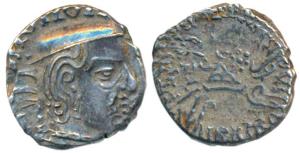 Western Kshatrapas, Kardamaka Family, Vijayasena, son of Damsena, as Mahakshatrapa, SE 168