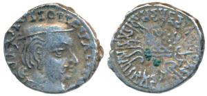 Western Kshatrapas, Kardamaka Family, Damajadashri III, son of Damsena, as Mahakshatrapa, 