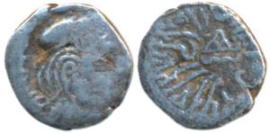 Western Kshatrapas, Kardamaka Family, Rudrasena II, son of Viradaman, (255-276 AD), as Mah