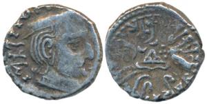 Western Kshatrapas, Kardamaka Family, Rudrasena II, son of Viradaman, as Mahakshatrapa, SE
