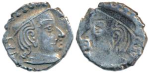 Western Kshatrapas, Kardamaka Family, Rudrasena II, son of Viradaman, as Mahakshatrapa, SE