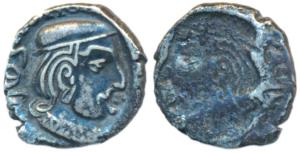 Western Kshatrapas, Kardamaka Family, Rudrasena II, son of Viradaman, as Mahakshatrapa, SE