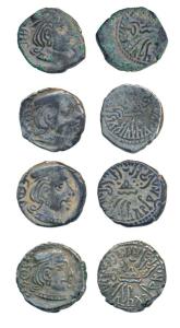 Western Kshatrapas, Kardamaka Family, Rudrasena II, son of Viradaman, as Mahakshatrapa, SE