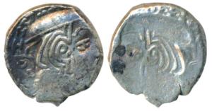Western Kshatrapas, Kardamaka Family, Bhartrudaman, son of Rudrasena II, as Mahakshatrapa,
