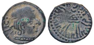 Western Kshatrapas, Kardamaka Family, Bhartrudaman, son of Rudrasena II, as Mahakshatrapa,