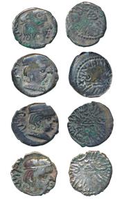 Western Kshatrapas, Kardamaka Family, Bhartrudaman, son of Rudrasena II, as Mahakshatrapa,