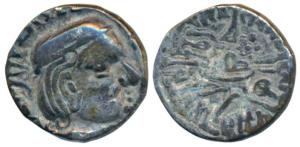 Western Kshatrapas, Kardamaka Family, Vishvasena, son of Bhartrudaman, as Kshatrapa, SE 22