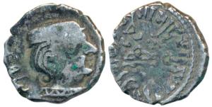 Western Kshatrapas, Kardamaka Family, Vishvasena, son of Bhartrudaman, as Kshatrapa, SE 22