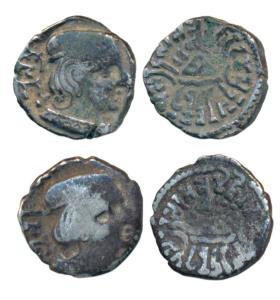 Western Kshatrapas, Kardamaka Family, Rudrasimha II, son of Svami Jivadaman, as Kshatrapa,