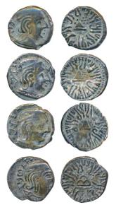 Western Kshatrapas, Svami Rudrasenasa III, son of Svami Rudradaman II, as Mahakshatrapa, S