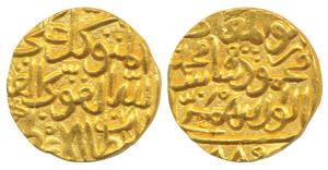 Mahmud Shah (AH 887-924, 1482-1518 AD), Gold Tanka, 11.09g, Hazrat Muhammadabad Mint, AH 8