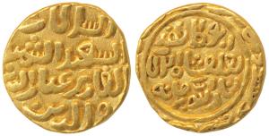 Muhammad Shah III bin Tughluq, Gold Tanka, 10.79g, Baldat Qutbabad Mint, AH 727, al-Saeed 