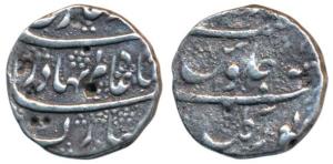 Shah Alam Bahadur, Silver Rupee, 11.28g, Torgal Mint, RY 4 (KM 348.35). Very Fine, Rare.